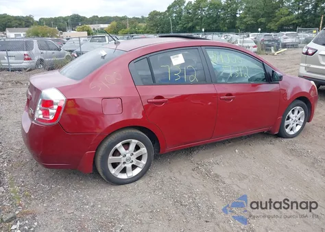 2007 Nissan Sentra 2.0Sl из США, поврежденный, VIN 3N1AB61EX7L631110